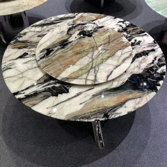 Green marble  dinner table